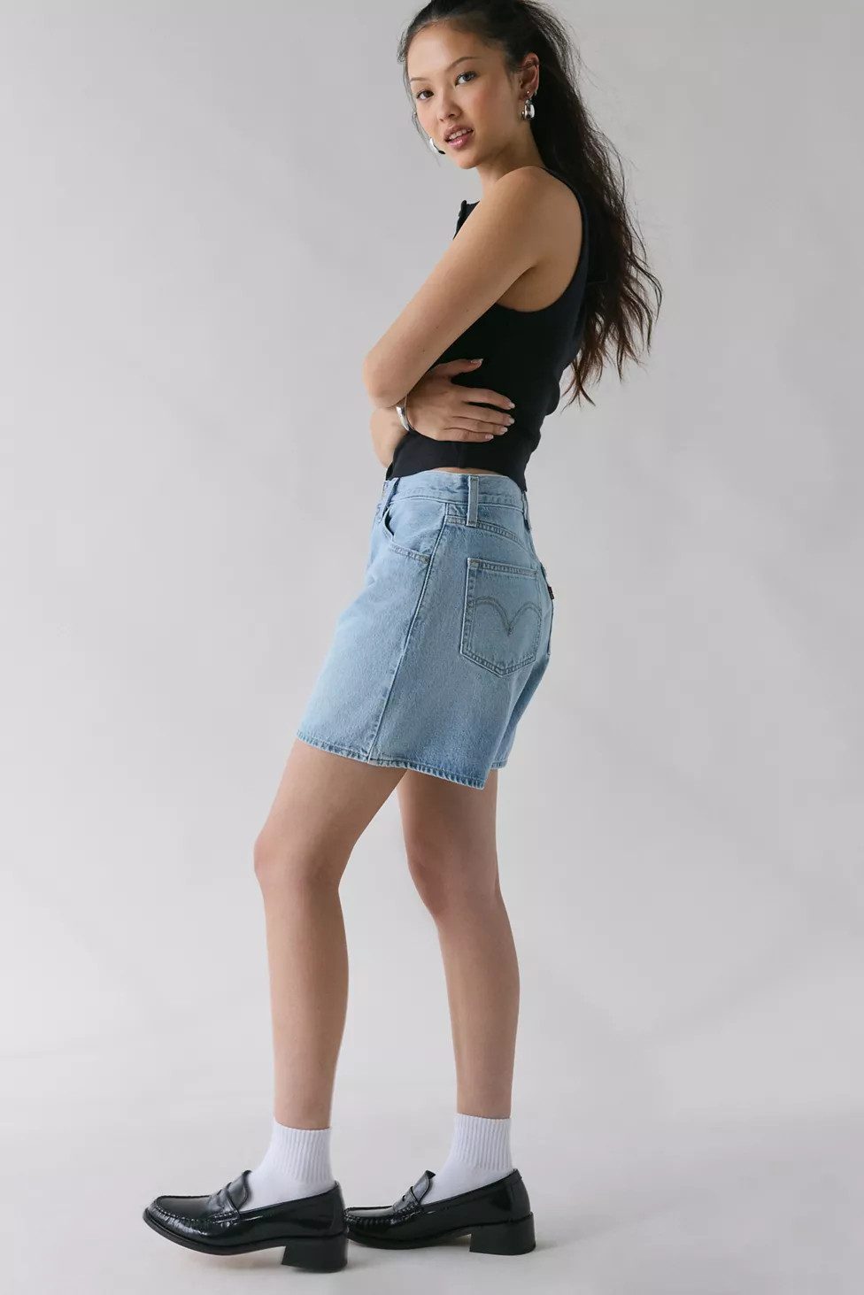Levi's® High Rise Baggy Denim Short | Urban Outfitters (US and RoW)