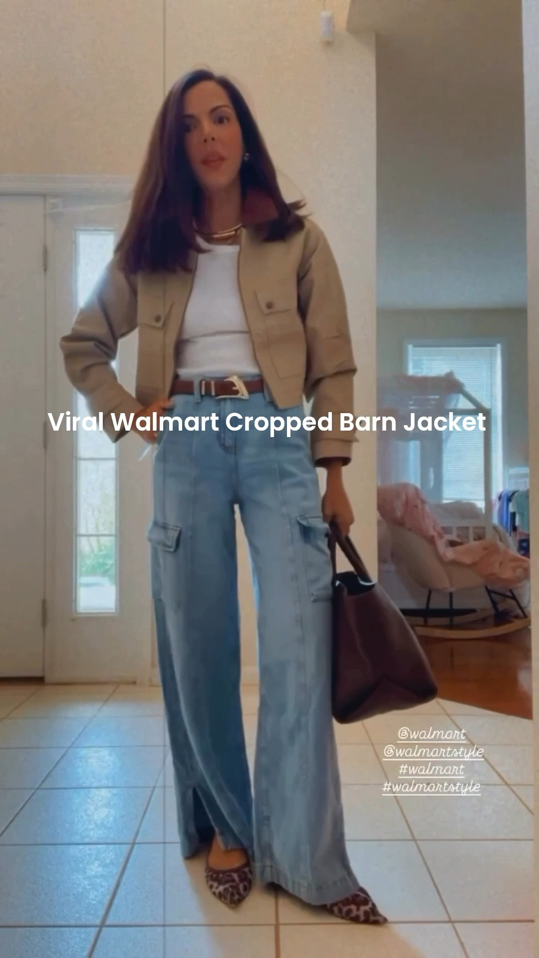 I’m wearing a size XS (0-2) in the barn cropped jacket. 
Size 0 in both jeans. 

#LTKStyleTip #LTKOver40 #LTKFindsUnder50