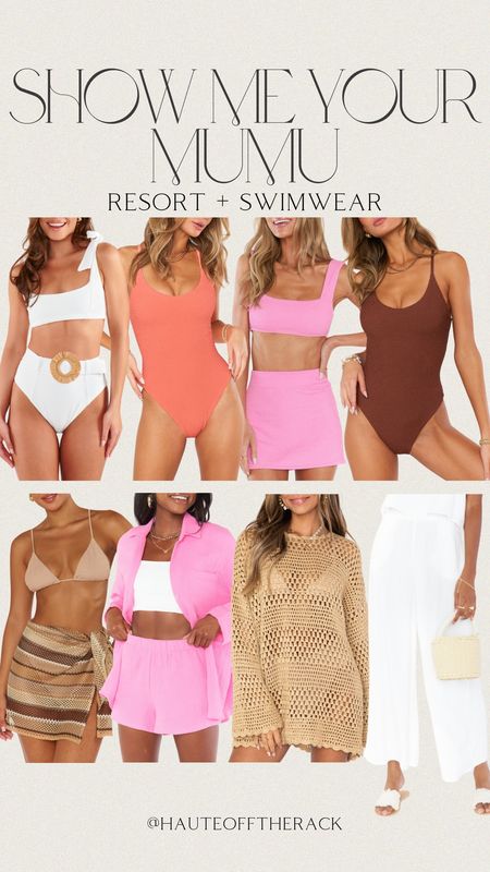Show me your mumu swimwear and resort style!

#swimsuit #pinkswimsuit #mumuswim #coverup #resortwear #highwaistedswimsuit #onepieceswimsuit #sarong #resortstyle

#LTKtravel #LTKswim