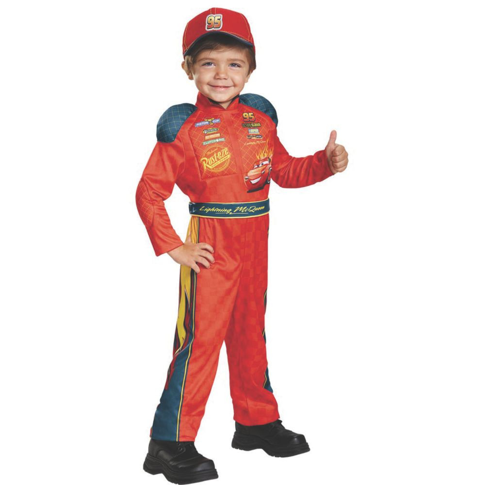 Kid's Classic Cars 3 Lightening McQueen Costume - Small | Oriental Trading Company
