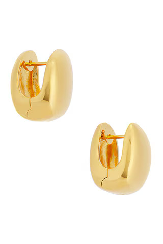 Quart De Soleil Hoop Earrings | FWRD 