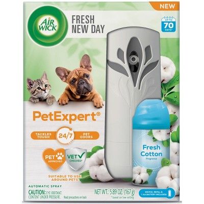 Air Wick Freshmatic Pet Air Freshener Starter Kit - Linen - 5.89oz/2ct | Target