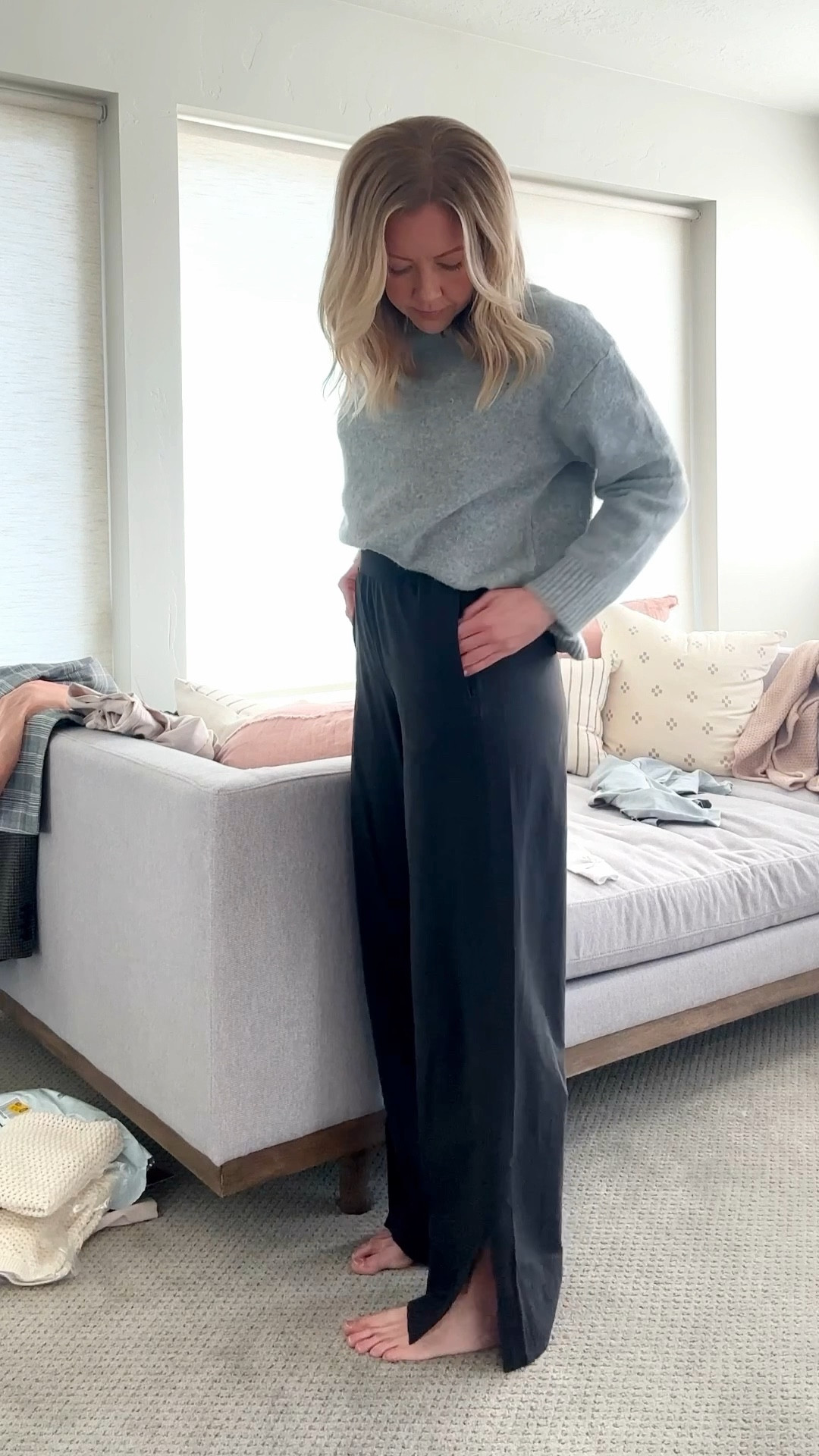 Look for Less: Lululemon Stretch Woven High-Rise Wide-Leg Pants

These are some of my favorite, most worn pants. When I saw a similar pair from Old Navy, I had to try them! 

The price is amazing and the style is super similar. The fabric is a bit different and you’ll see the ON ones don’t quite work for my legs, but they are an amazing look for less of the lengths work for you  