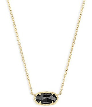 Kendra Scott Elisa Pendant Necklace - Black | Dillard's