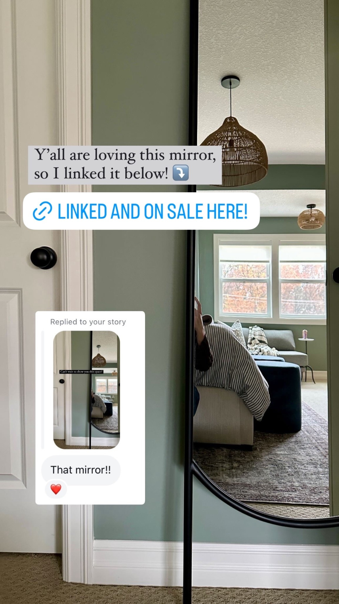 Run, don’t walk—this best selling floor mirror is on sale! And so is the 8 x 10 Amber Lewis Loloi moss/bark area rug. // duvet cover, primary bedroom, rattan lighting, bedroom refresh @Wayfair

#LTKSaleAlert #LTKHome