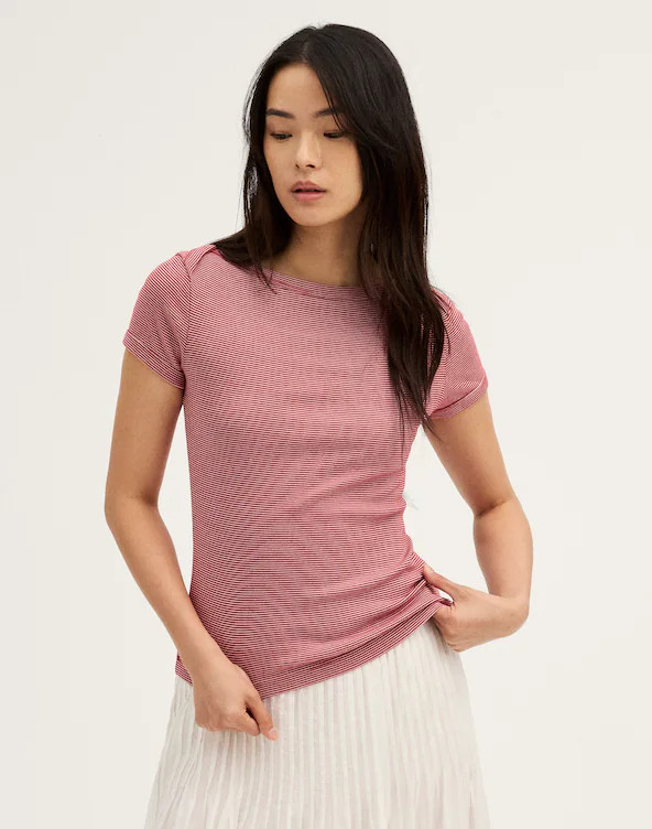 The '90s Envelope Tee in Compact Cotton | Madewell