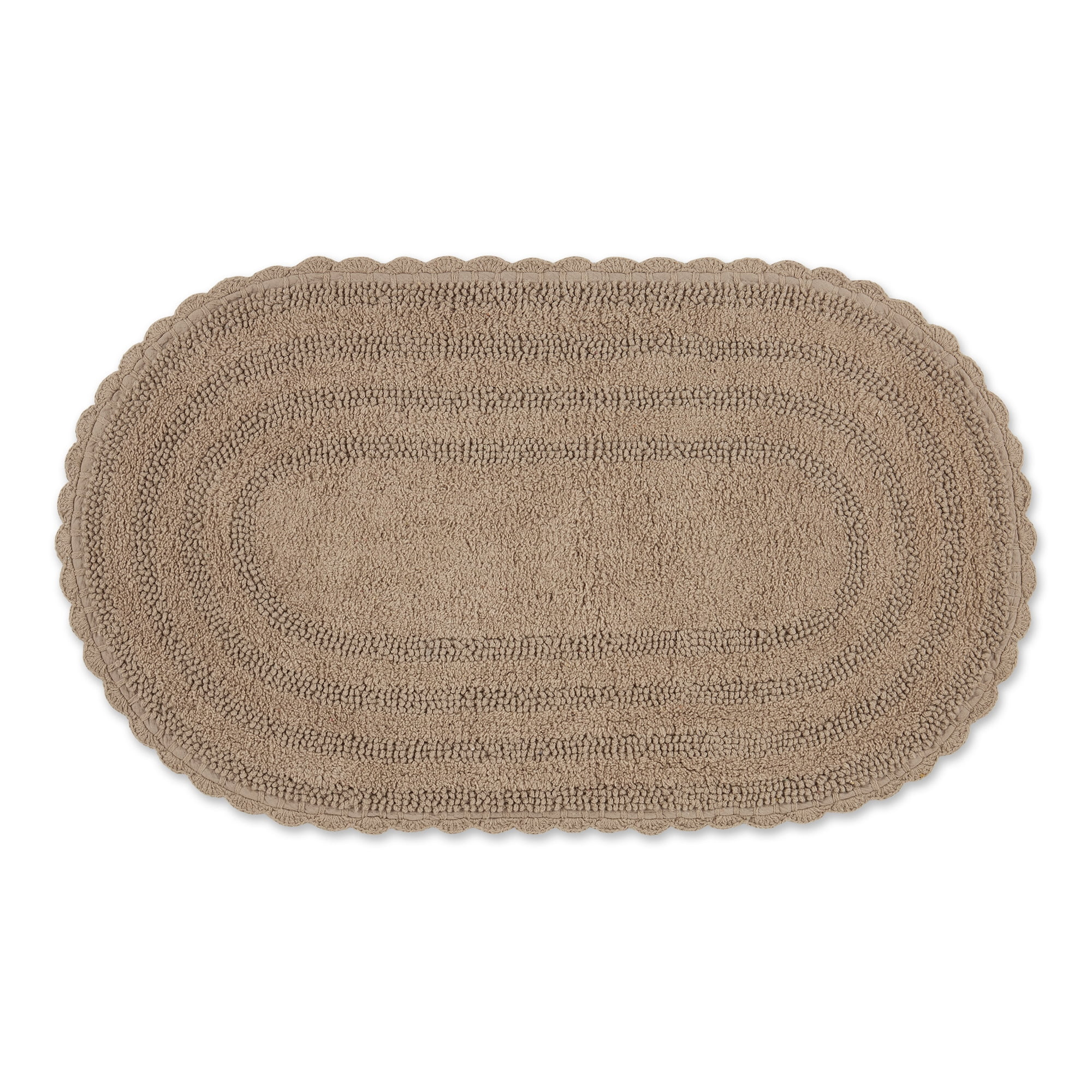 Stone Large Oval Crochet Bath Mat | Walmart (US)