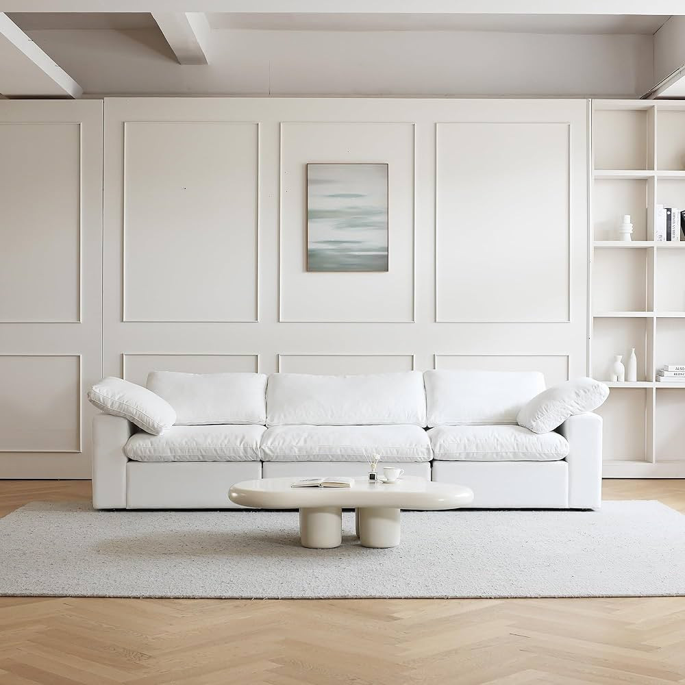 JACH Modular Sectional Sofas for Living Room, Deep 3-Seats Convertible Couch, Cushion Covers Remo... | Amazon (US)