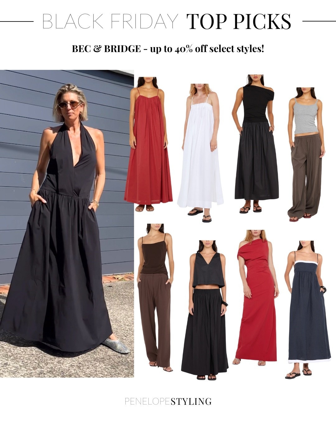 SEVEN days of sale tips - one of my fav brands Bec & Bridge!! Up to 40% off… here are my top picks! 

#blackfriday #onsale #dress #partydress #partyoutfit #christmasoutfit

#LTKsale #LTKdresses #LTKfestive