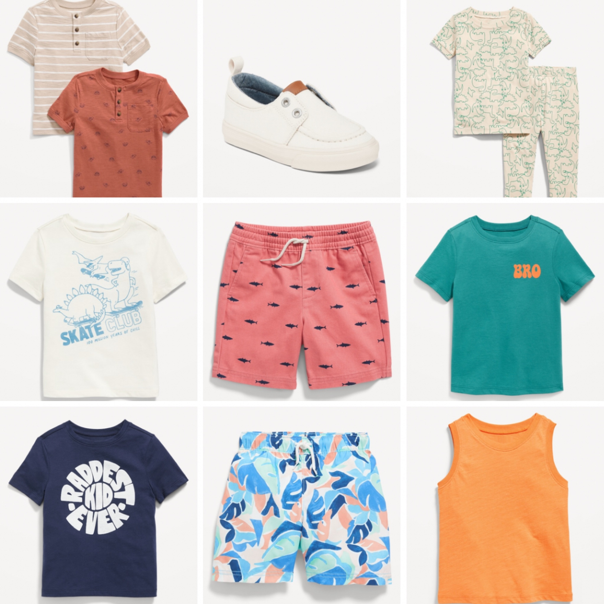 Toddler boys summer staples! Some awesome deals on toddler boy’s clothes and shoes! Hot deal alert 🚨 

#LTKkids #LTKFind #LTKsalealert