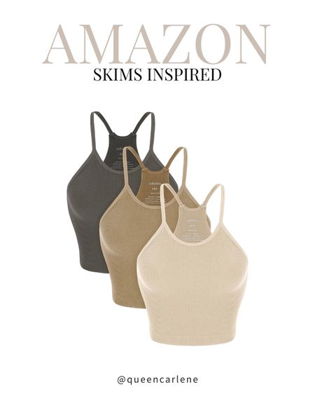 Amazon Fashion: Skims Inspired tank tops!

Queen Carlene, skims, seamless tank, amazon finds 

#LTKSeasonal #LTKunder100 #LTKunder50