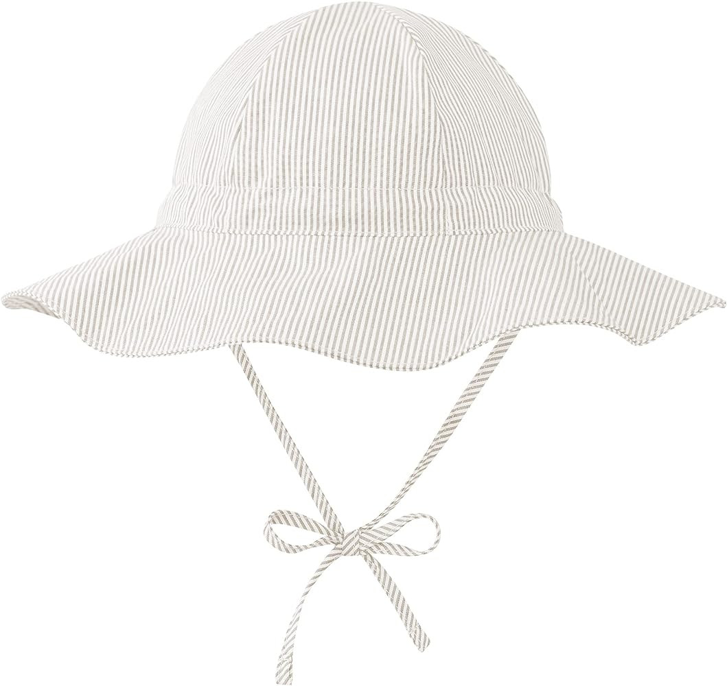 Zando Baby Sun Hat UPF 50+ Toddler Sun Protection Bucket Hats for Boys Girls Infant Wide Brim Bea... | Amazon (US)