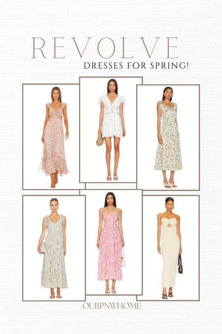 Spring dresses from Revolve! 

Floral dresses, midi dress, white dress, sundress, pink dresses, blue dress, neutral dresses, maxi dress, resort wear, spring fashion, summer fashion, Mother’s Day dresses, wedding guest dresses, spring outfit, spring looks

#LTKwedding #LTKSeasonal #LTKstyletip