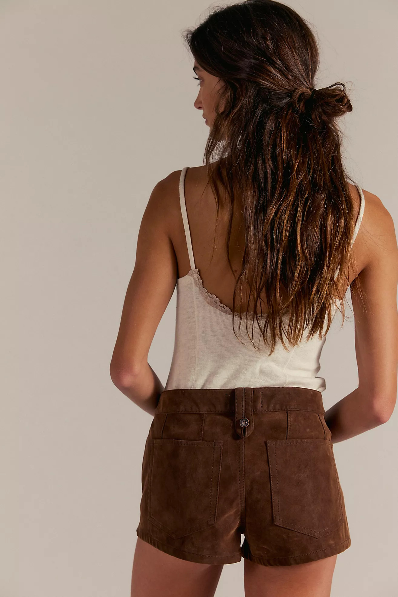 We The Free Vagabond Vegan Suede Shorts | Free People (Global - UK&FR Excluded)