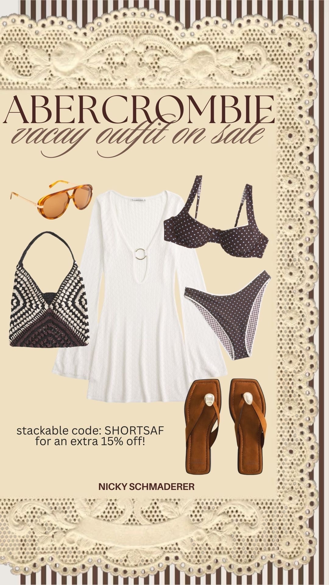 @abercrombie outfit idea // sale alert incoming! Starting 5/7 us code SHORTSAF for $$ off your order! The code stacks!

Swim
Coverup 
Sale alert

#LTKSeasonal #LTKootd #LTKMothersDay