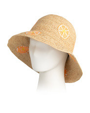 Raffia Embroidered Hat | Hats, Gloves & Scarves | Marshalls | Marshalls