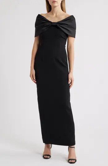 Sonya Moda Belluno Off the Shoulder Column Gown | Nordstrom | Nordstrom