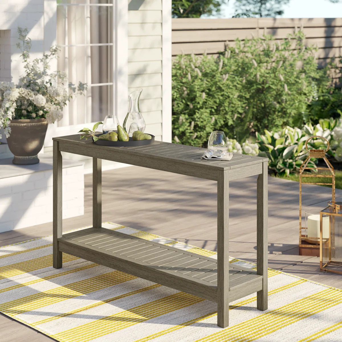 Carey Mahogany Wood Buffet & Console Table | Wayfair North America