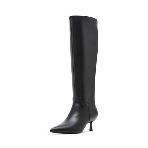 Madden Girl Women's Dice Knee High Boot, Black Paris, 9.5 | Amazon (US)