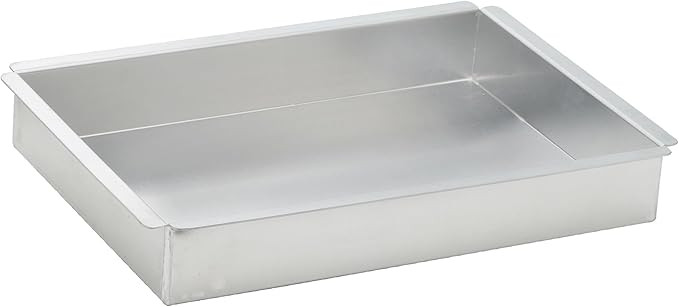 Winco 2-Inch Deep Aluminum Rectangular Cake Pan, 9-Inch by 13-Inch | Amazon (US)