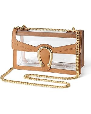 Joryin Women's Clear Crossbody Bag Shoudler Purse | Amazon (US)
