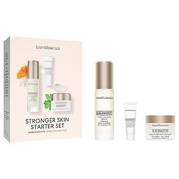 STRONGER SKIN STARTER SET - SKINLONGEVITY LLH TRIO | bareMinerals (US)