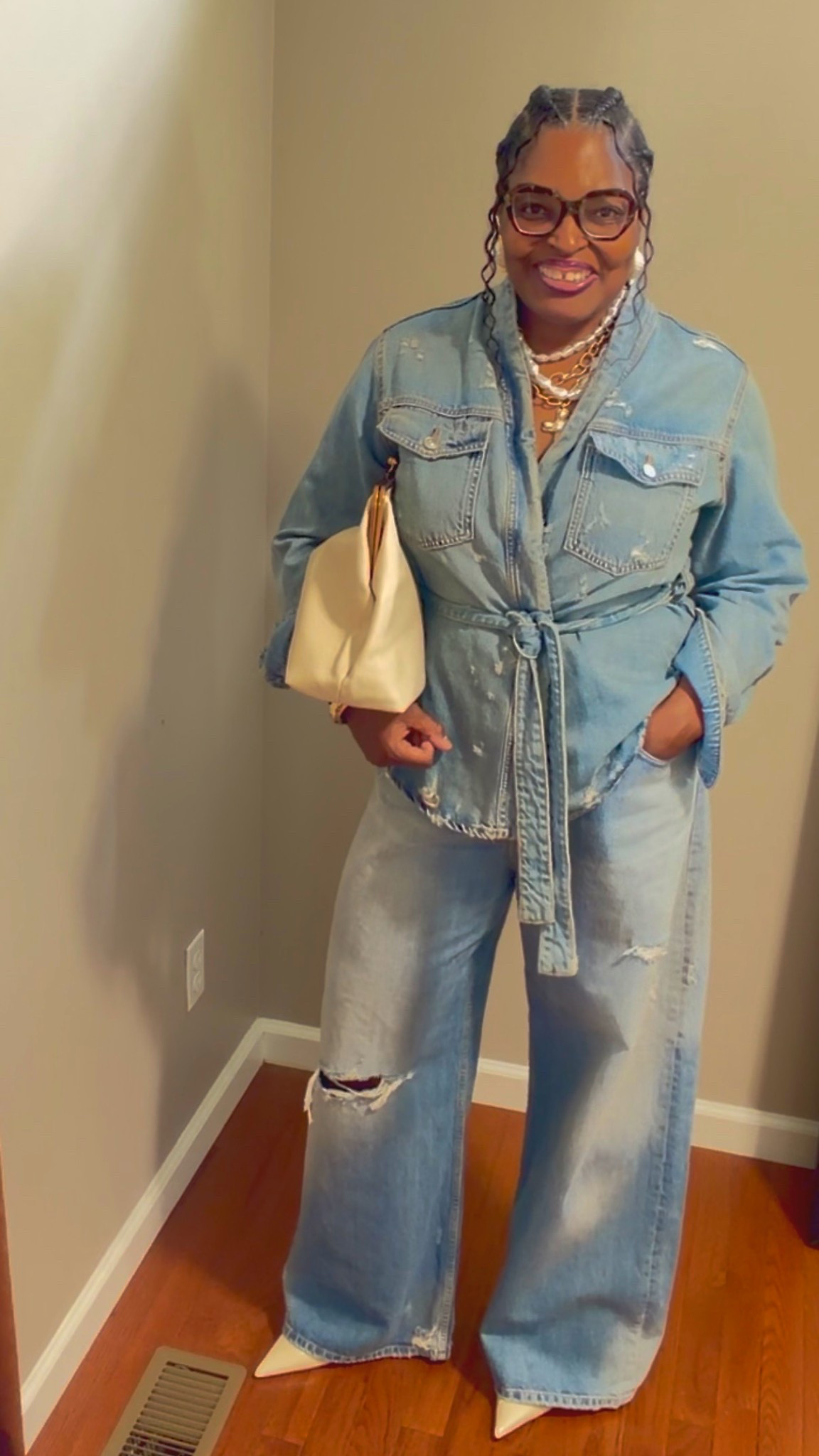 Light denim two pieces can make all of the difference!! Pieces are from my closet! Added some similar styles for this look
Style inspired!! #denim #style #fashion 

#LTKdayinmylife #LTKgrwm #LTKootd