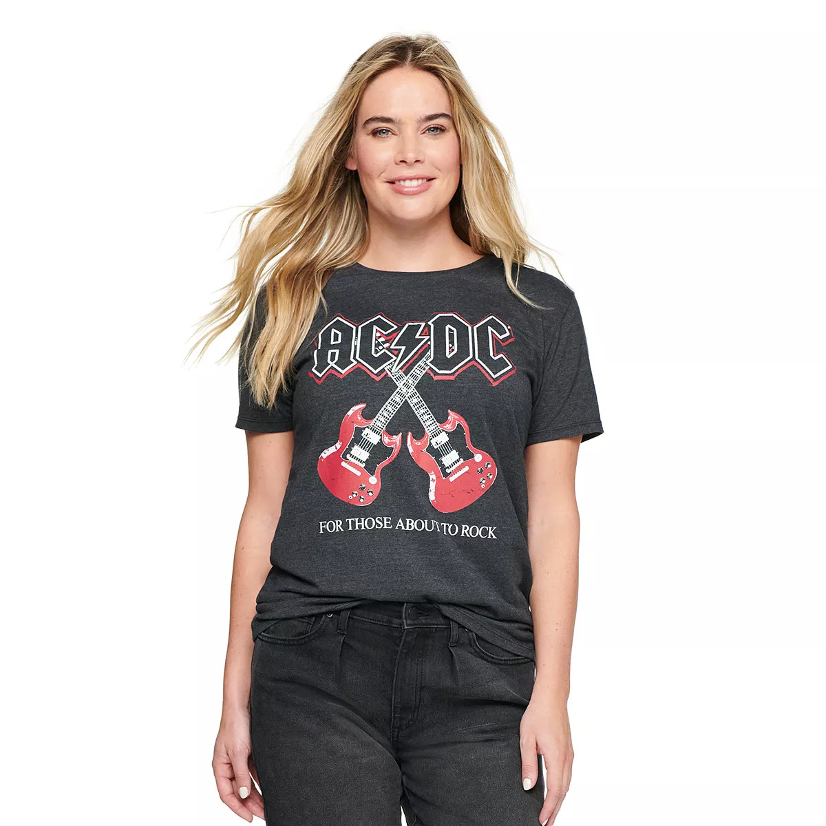 Women's ACDC About To Rock Graphic Tee | Kohl's