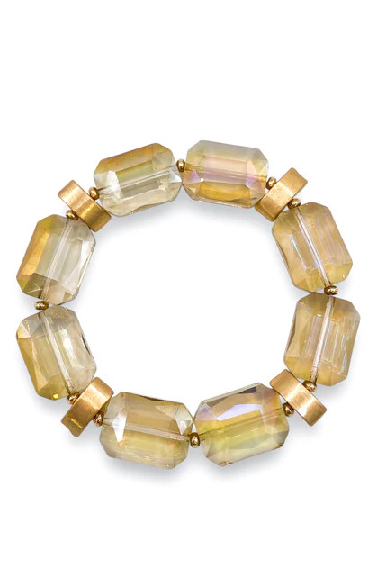 Through The Looking Glass Topaz Stretch Bracelet | The Willow Tree