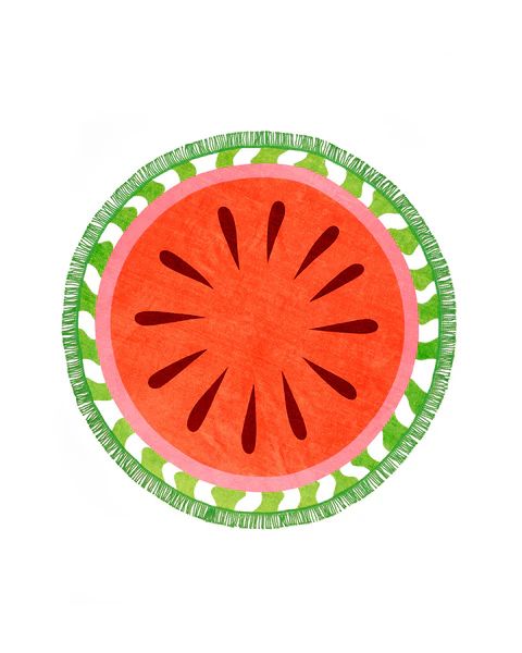 All Around Giant Circle Towel - Watermelon | ban.do