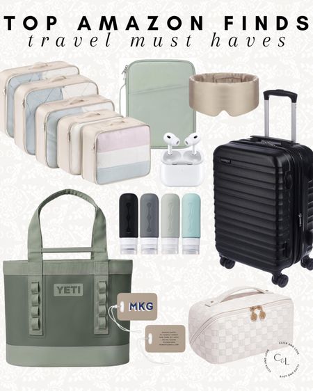 Amazon travel must haves 🖤 this makeup bag is a personal favorite! It holds all the things. 

Travel must haves, travel essentials, packing cubes, cooler, toiletry bottles, AirPods, eye mask, sleep mask, makeup bag, luggage tag, luggage, suitcases, tablet cover, Amazon, Amazon home, Amazon must haves, Amazon finds, amazon favorites, Amazon travel essentials #amazon 

#LTKstyletip #LTKfindsunder50 #LTKtravel