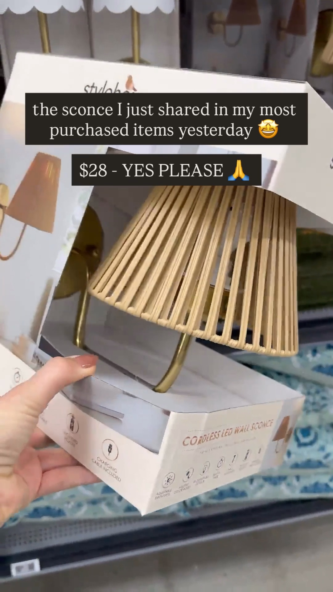 Loving this cordless wall scone from Walmart. Such an affordable price. Just wishing I had a room I could place this in.

#LTKStyleTip #LTKFindsUnder50 #LTKHome

#LTKHoliday #LTKCyberWeek #LTKGiftGuide