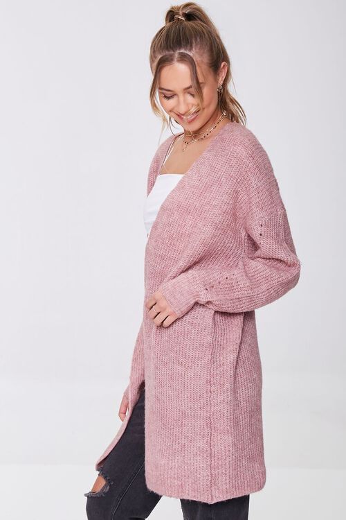 Marled Open-Front Cardigan Sweater | Forever 21 (US)