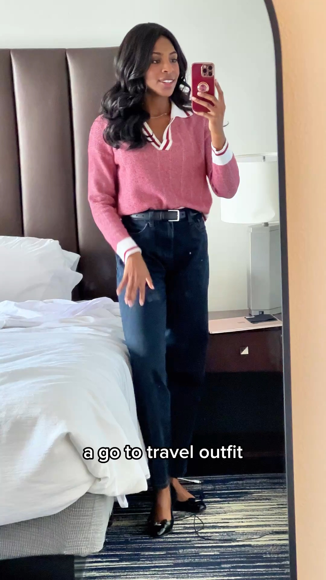 What’s your travel style? Love this affordable, comfy, and cute look.

Top- size small (5’9”)
Jeans - size 4 