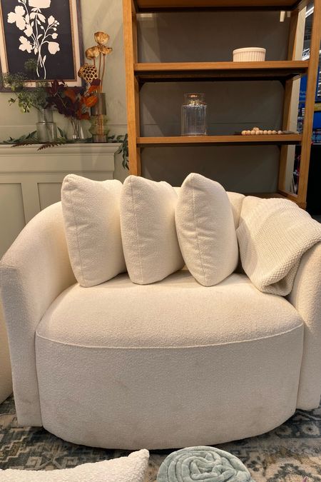 Home decor! Swooning over this viral chair from Walmart! Will it or won’t it be mine in a few weeks. I saw it in store and it didn’t disappoint. Comfy and a good size!!! 

#LTKStyleTip #LTKSeasonal #LTKHome