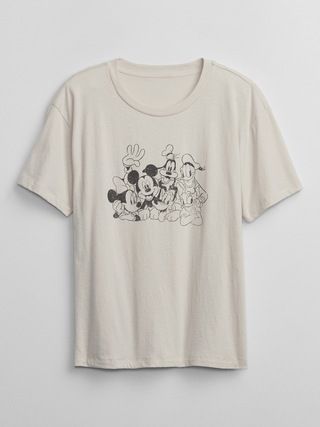 Disney Mickey Mouse and Minnie Mouse Relaxed Graphic T-Shirt | Gap Factory
