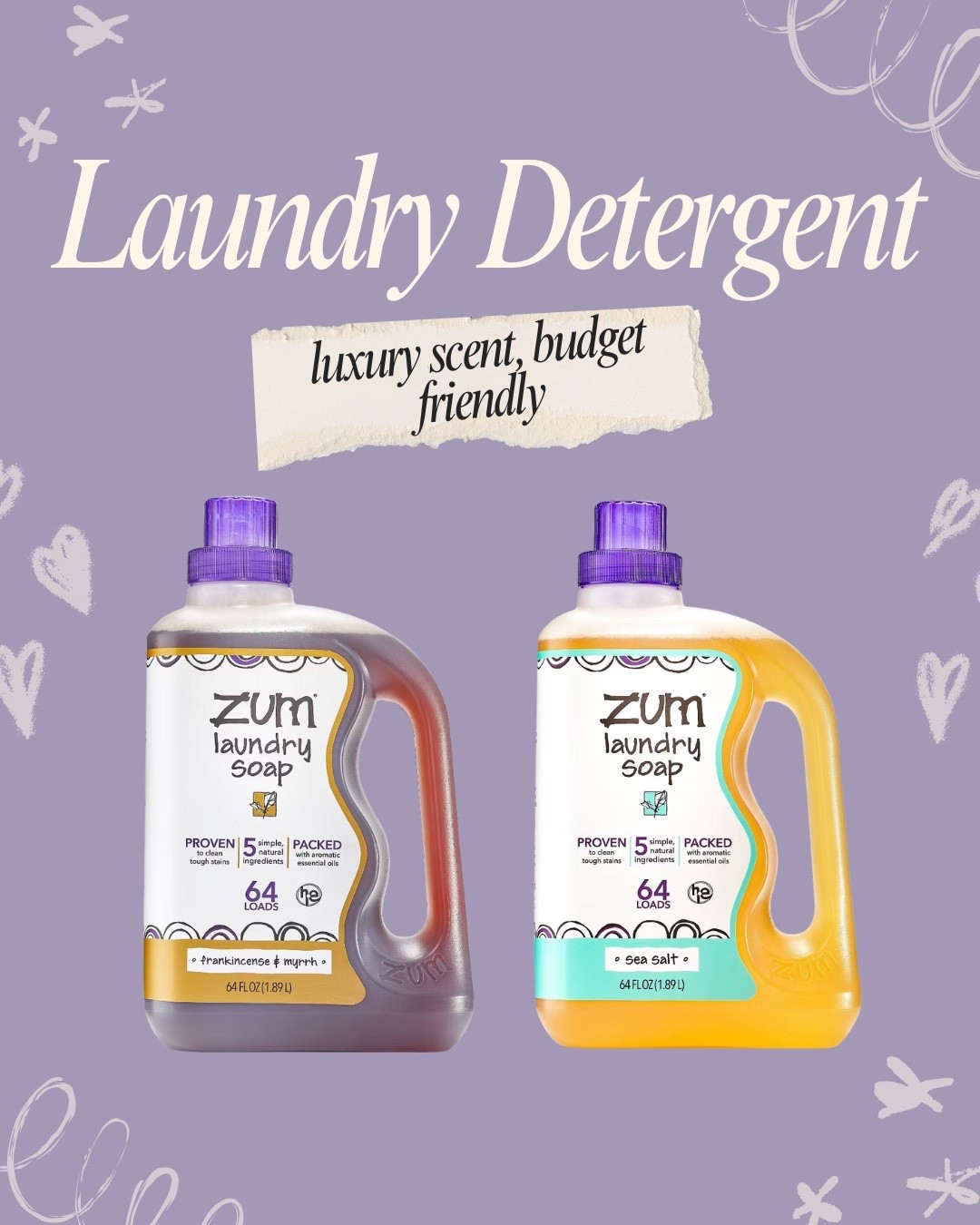 Zum Laundry Detergent 
(Frankincense + myrrh is my favorite)

#LTKFamily #LTKHome #LTKdayinmylife