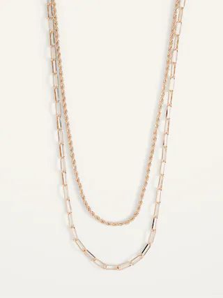 Gold-Toned Necklace 2-Pack For Women | Old Navy (US)