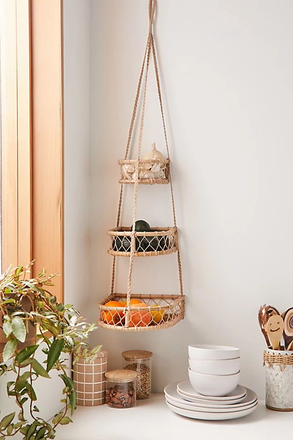 Molly Boho 3-Tier Hanging Basket | Urban Outfitters (US and RoW)