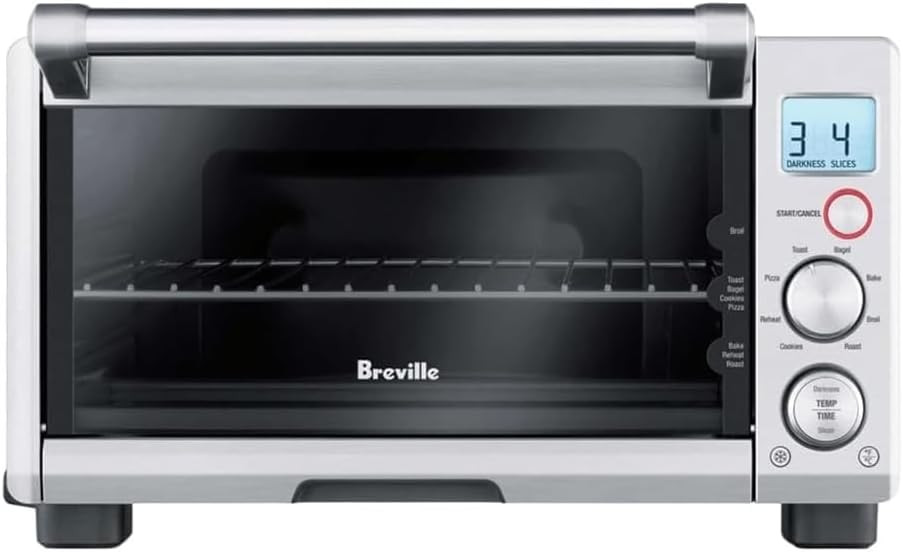 Breville BOV650XL the Compact Smart Oven, Countertop Electric Toaster Oven, Brushed Stainless Steel | Amazon (US)