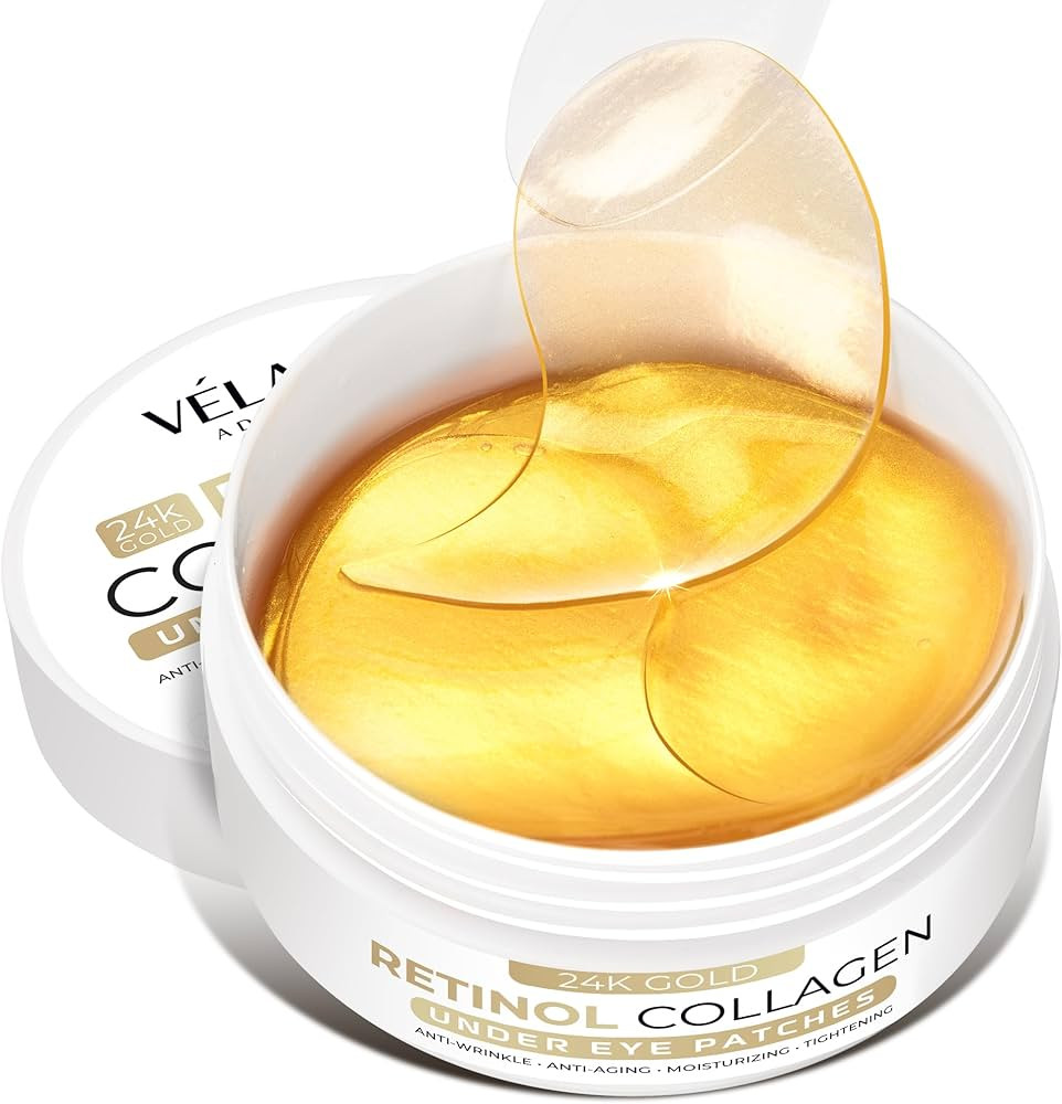 VELAMO ADVANCED Under Eye Patches: 24K Gold Under Eye Mask for Puffy - Retinol Patchology Eye Pat... | Amazon (US)