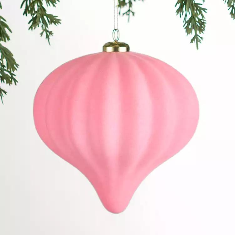 Pink Velvet Final Ornament, 6 in. | Kirklands Home | Kirklands