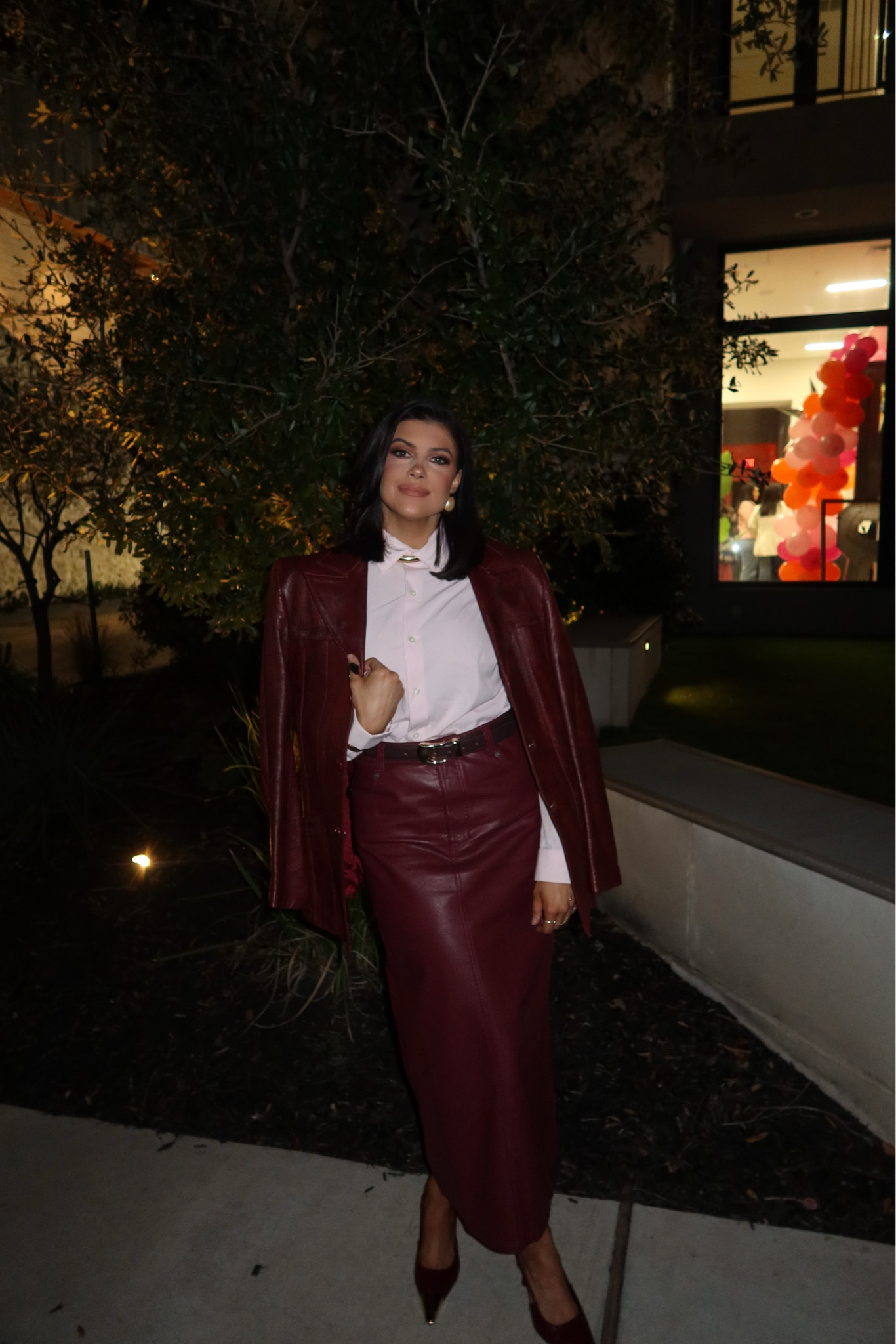 Burgundy and pink outfit 
Leather jacket and button up: thrifted
Skirt is free people
Shoes and belt Amazon!
Linking similar pieces for you all 🤍

#LTKworkwear #LTKstyletip #LTKsalealert