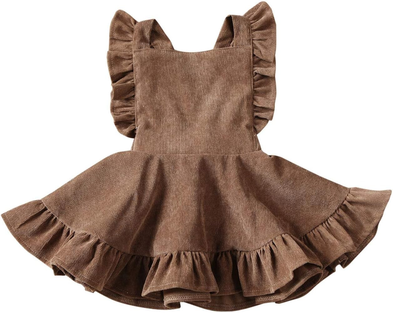 MERSARIPHY Toddler Tutu Dress Infant Sleeveless Vest Skirt Baby Backless Cute Romper for Girl Ruf... | Amazon (US)
