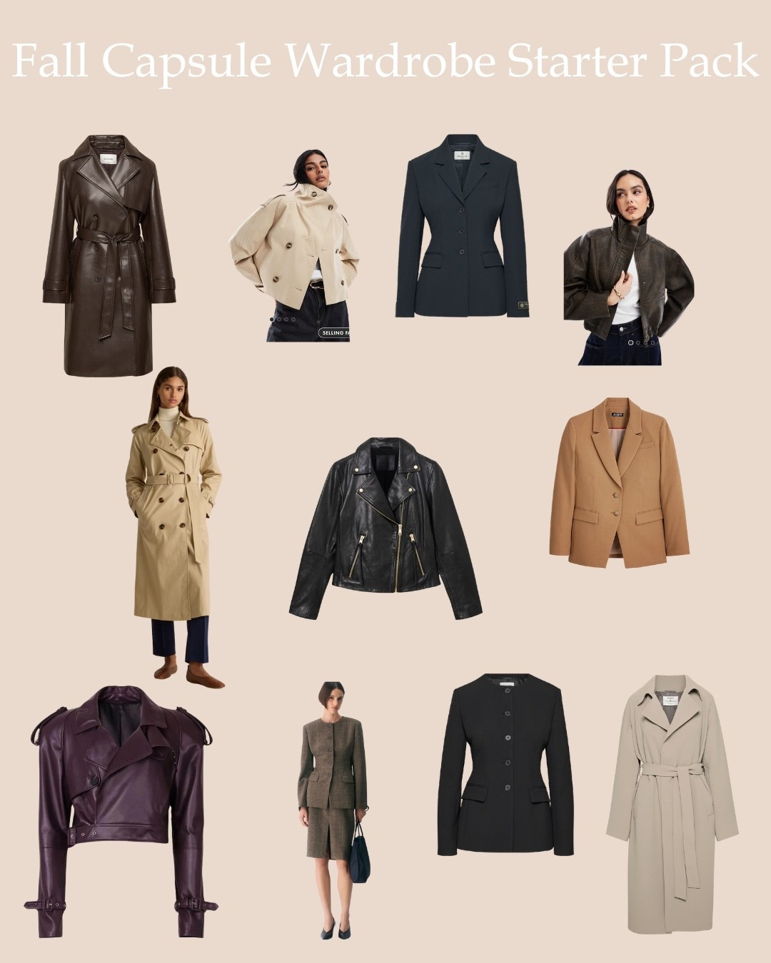 Fall Capsule Wardrobe Starter Pack 🤎

#falloutfits #fallcapsulewardrobe #capsulewardrobe

#LTKOver40 #LTKStyleTip