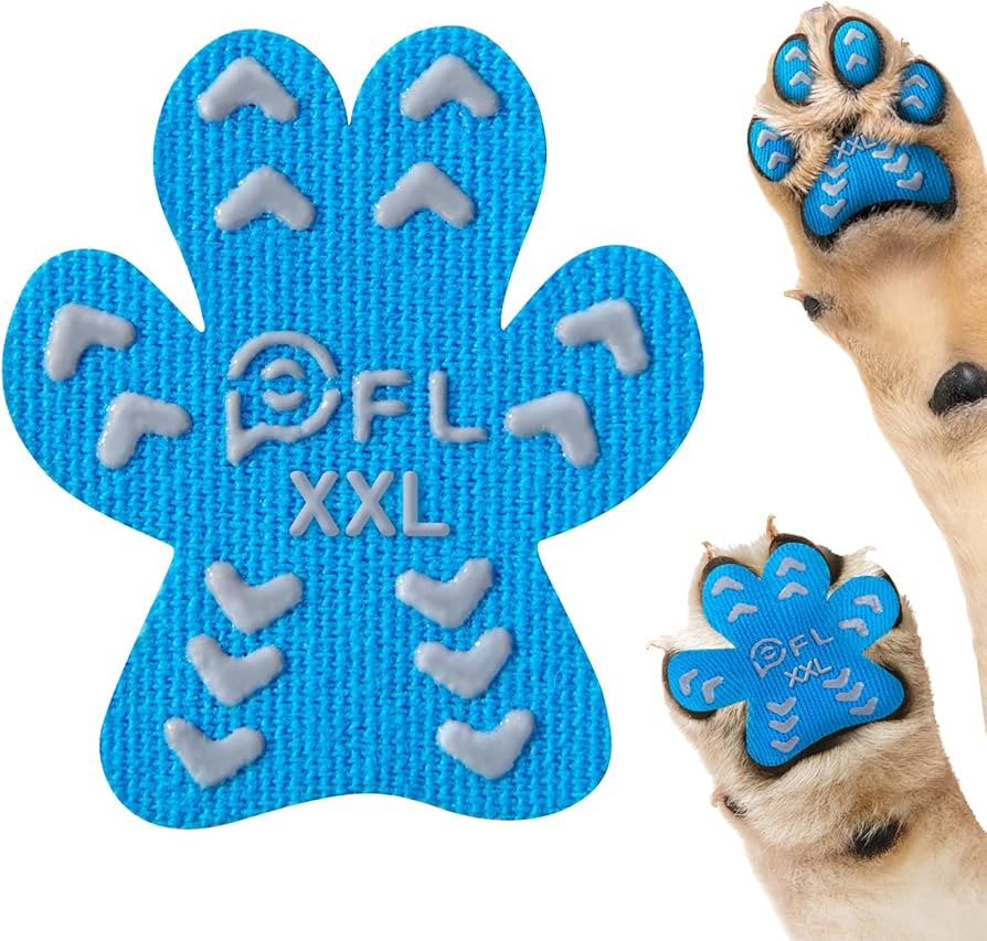 Anti-Slip Dog Paw Protector Pads for Senior Dogs, Dog Paw Blue Stickers with Strong Traction on H... | Amazon (US)