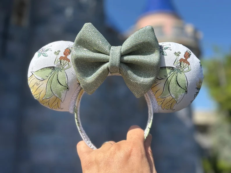 Tiana Ears, Disney Ears, Minnie Ears, Princess and the Frog Ears | Etsy (US)