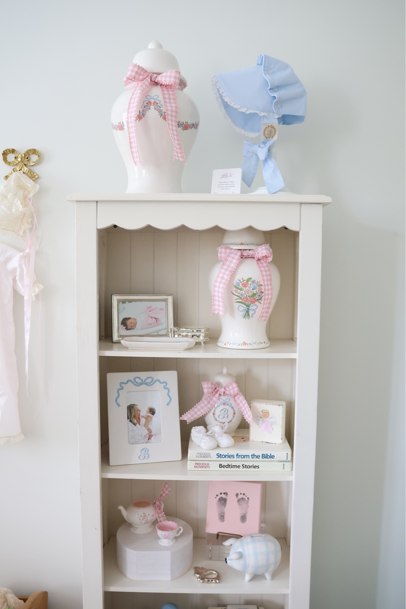 Scalloped bookshelf, room decor, and furniture. Baby nursery details!

#LTKkids #LTKhome #LTKbaby
