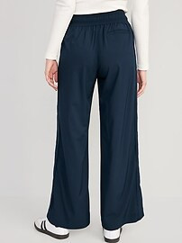 High-Waisted StretchTech Split-Hem Wide-Leg Pants for Women | Old Navy (US)