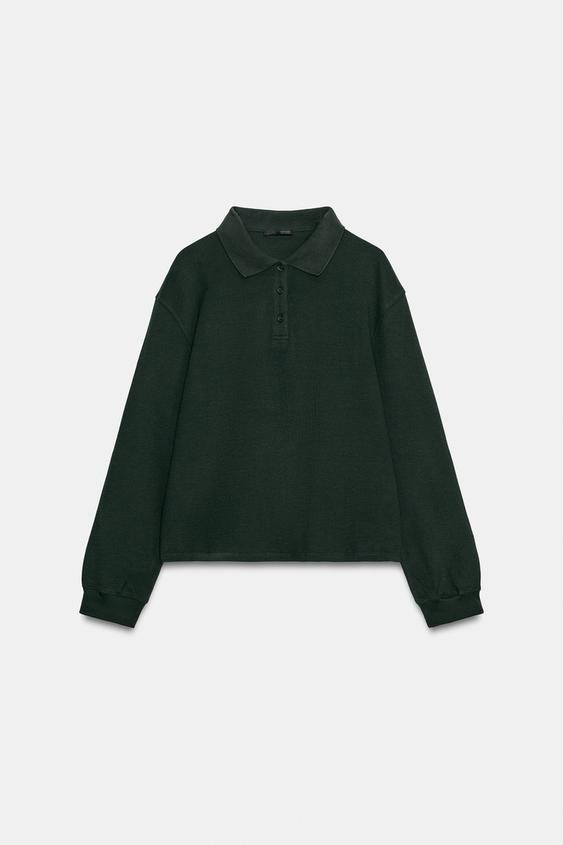 LONG-SLEEVE POLO SHIRT | Zara US